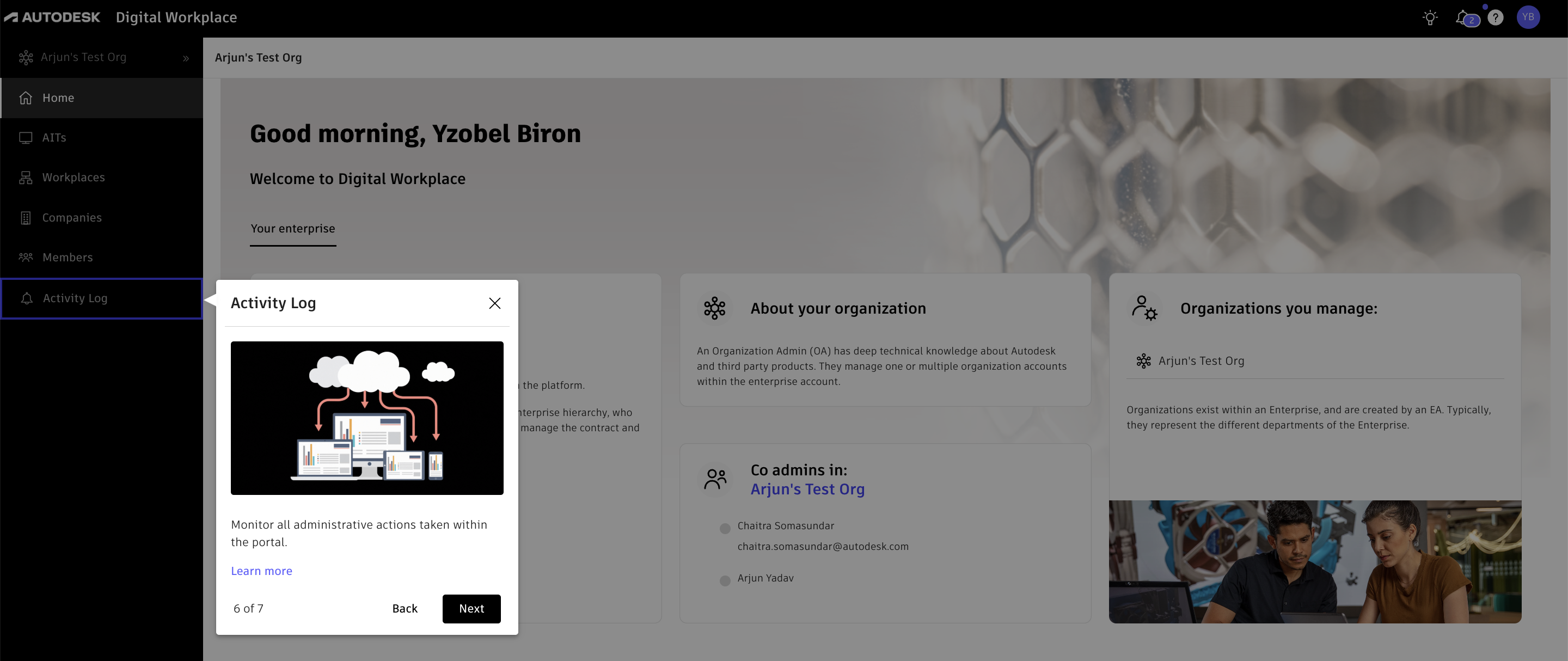 Enterprise Admin Portal Tour